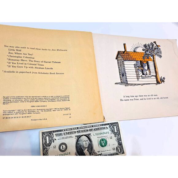 Too Much Noise by Ann McGovern Pictures by Simms Taback (1980s Large Softcover) - Picture 3 of 7